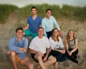 The Kinsley family, from the practice's own About Us page.